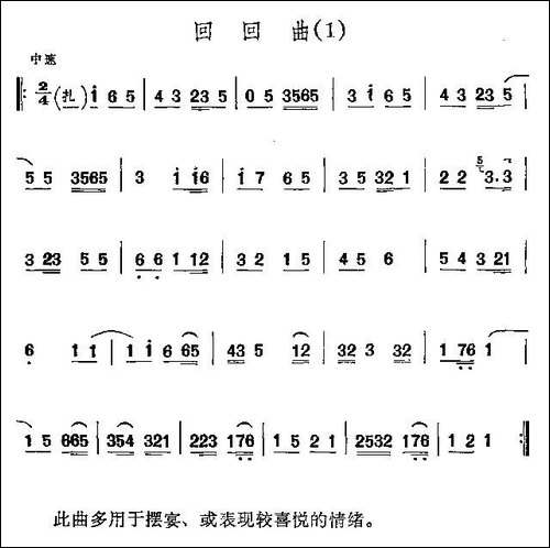 京剧西皮曲牌：回回曲-胡琴