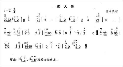 送大哥-青海民歌-胡琴