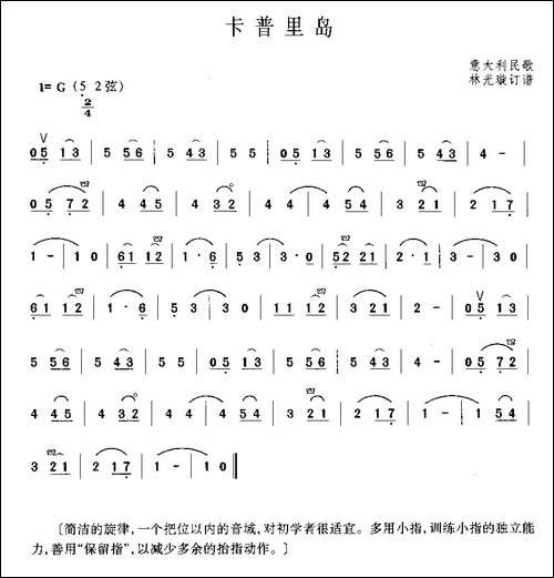 卡普里岛-胡琴