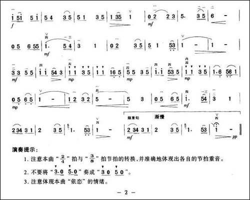 惜别-电影《阿诗玛》插曲-胡琴