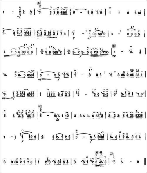 许讲德二胡演奏曲：12.寒春风曲-胡琴