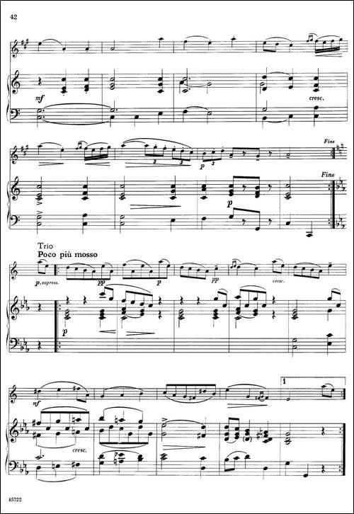 15首古典萨克斯独奏曲：9、Minuet-中音萨克斯+钢-胡琴