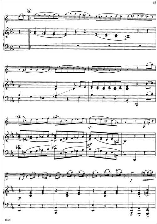 15首古典萨克斯独奏曲：10、Minuet-中音萨克斯+-胡琴