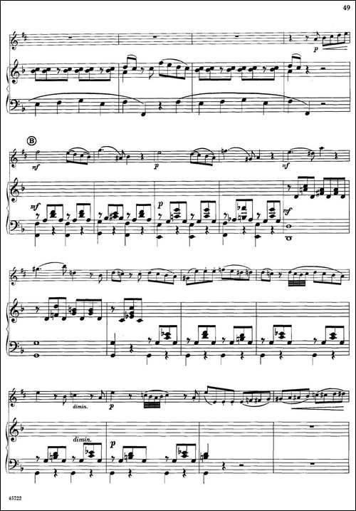 15首古典萨克斯独奏曲：11、Rondo-in-D-中音萨克-胡琴