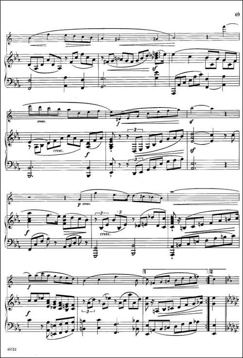 15首古典萨克斯独奏曲：15、Fantasy-Piece-中音-胡琴