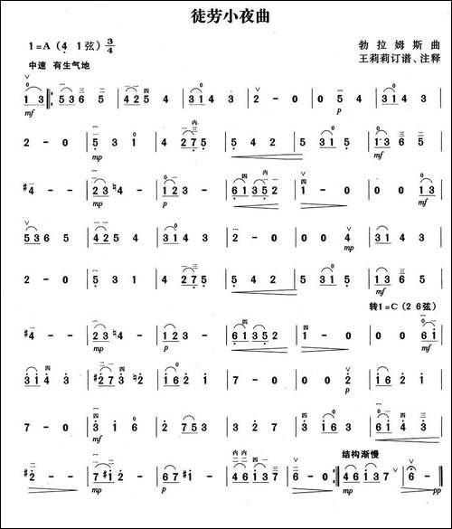 徒劳小夜曲-胡琴