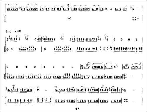 秦腔牌子曲-中音板胡+扬琴伴奏-胡琴