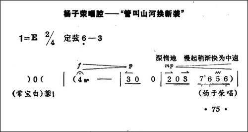 管教山河换新装-《智取威虎山》杨子荣唱段-京胡伴奏+唱腔-京剧唱谱