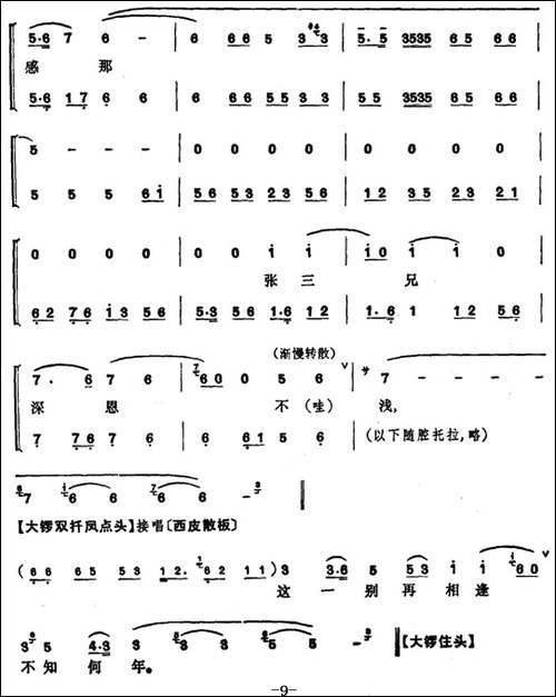 程砚秋唱腔集：《红拂传》-京剧唱谱