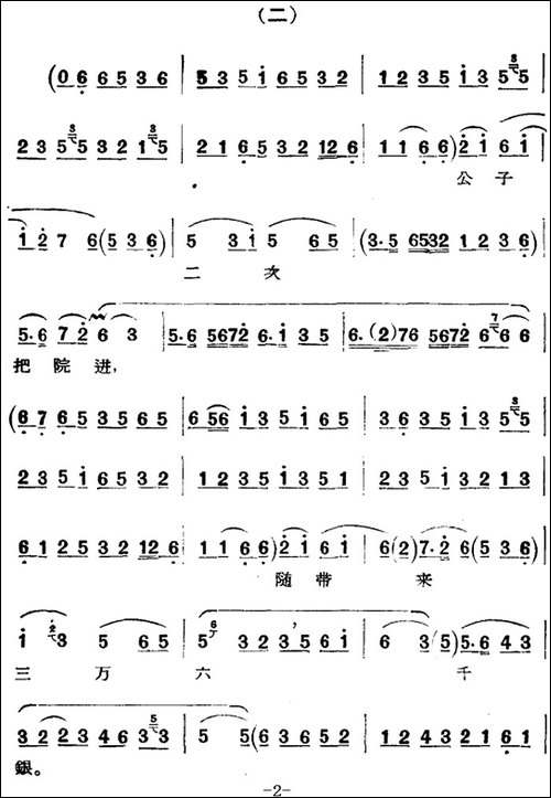 京剧唱腔选·青衣：玉堂春-苏三唱段-京剧唱谱
