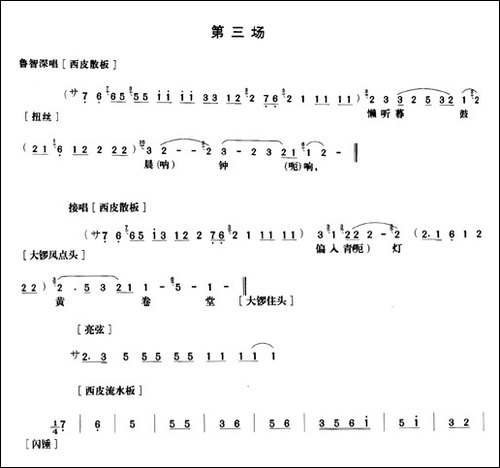 《野猪林》第三场-唱谱-京剧唱谱