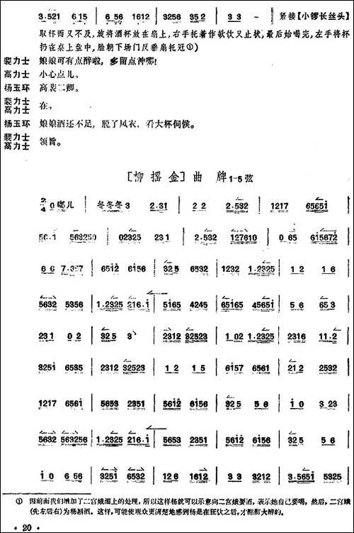 贵妃醉酒-全本-京剧唱谱