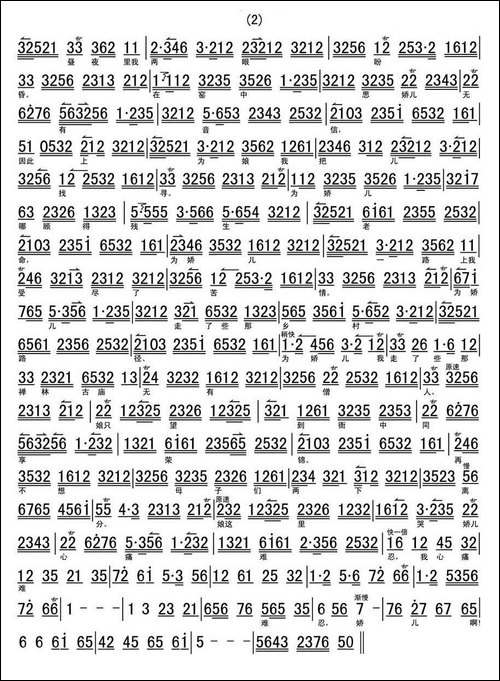 听谯楼打罢了初更时分-《金龟记·哭灵》选段、伴奏谱-京剧唱谱