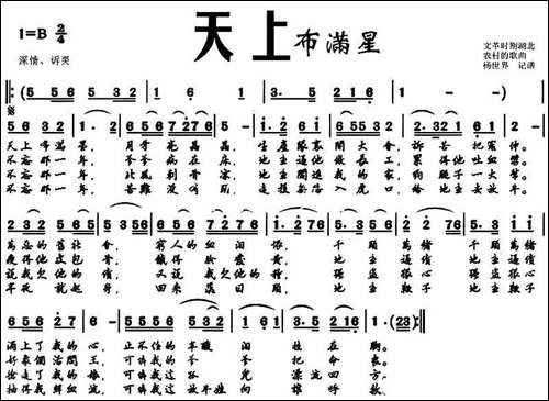 天上布满星