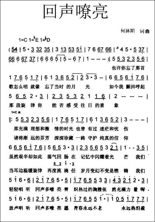 回声嘹亮