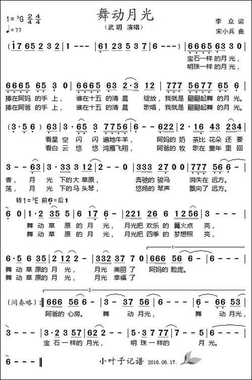 舞动月光