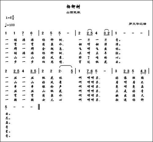 杨柳树