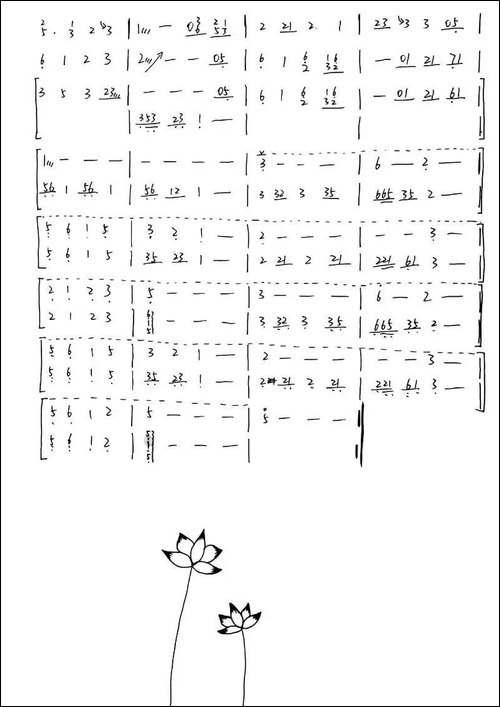12如梦-古筝谱