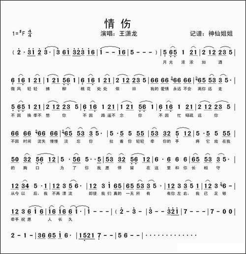 情伤-王潇龙演唱版