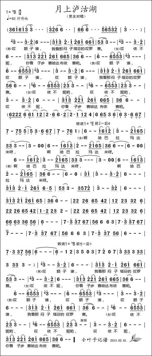 月上泸沽湖