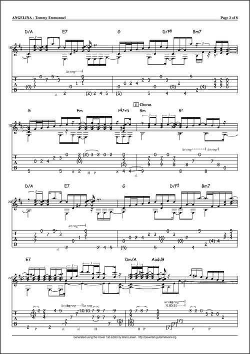 tommy-emmanuel：angelina-指弹吉他-吉他谱