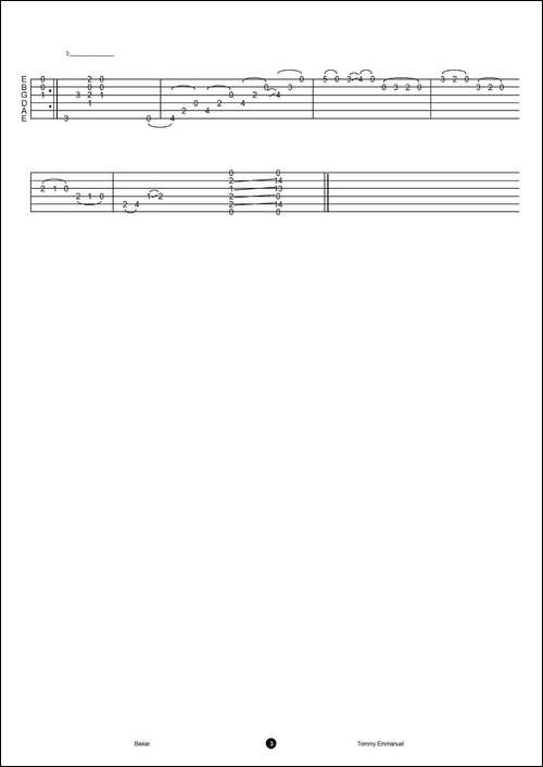 tommy-emmanuel：biskie-指弹吉他-吉他谱