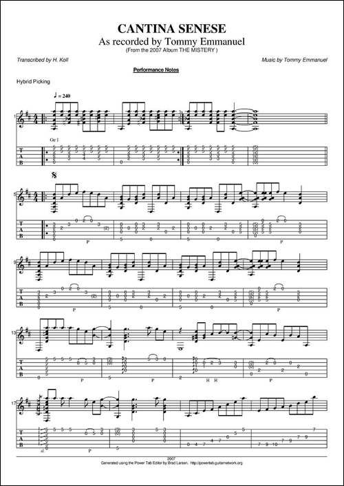 tommy-emmanuel：cantina-senese-version-2-吉他谱