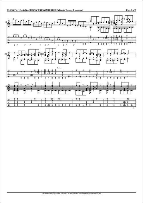 tommy-emmanuel：classical-gas-walk-dont-runinterlude-吉他谱