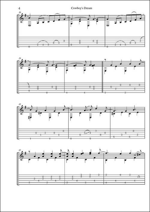 tommy-emmanuel：cowboys-dream-1-吉他谱