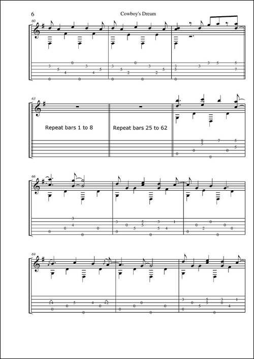 tommy-emmanuel：cowboys-dream-1-吉他谱