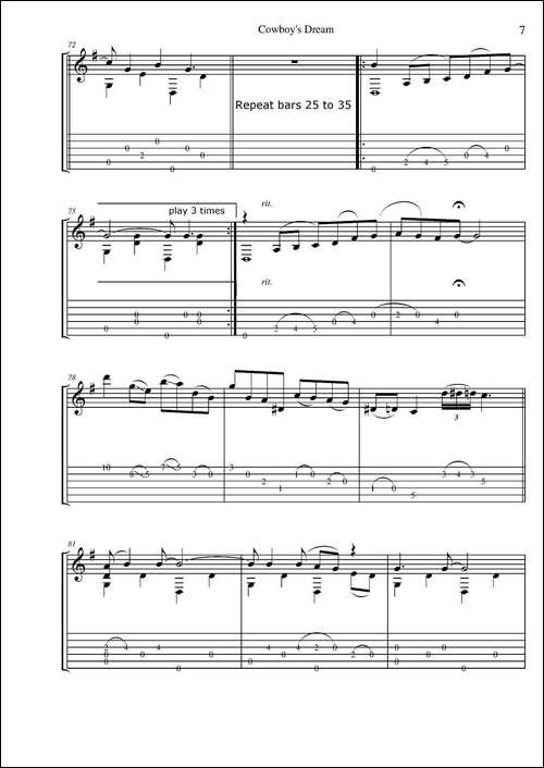 tommy-emmanuel：cowboys-dream-1-吉他谱