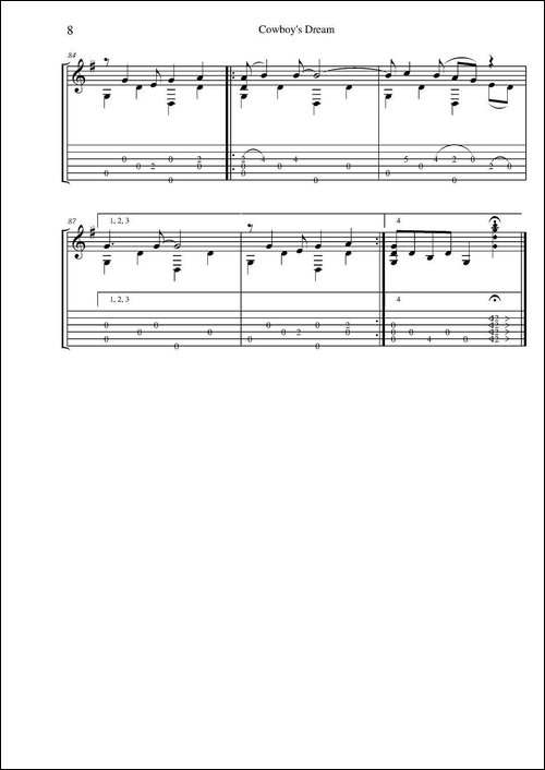 tommy-emmanuel：cowboys-dream-1-吉他谱