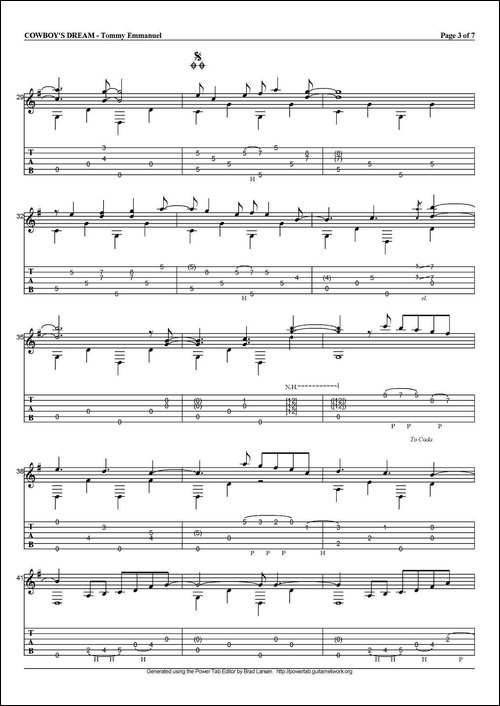 tommy-emmanuel：cowboys-dream-吉他谱