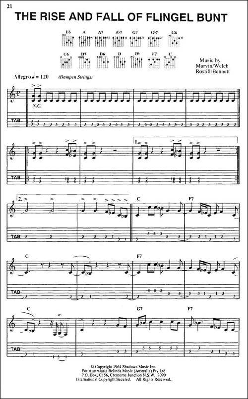 THE-RISE-AND-FALL-OF-FLINGEL-BUNT-指弹吉他-吉他谱