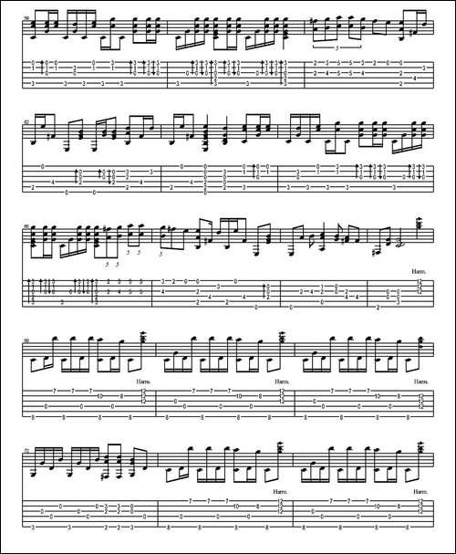 tommy-emmanuel：haba-na-haba-指弹吉他-吉他谱