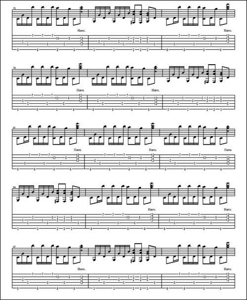 tommy-emmanuel：haba-na-haba-指弹吉他-吉他谱