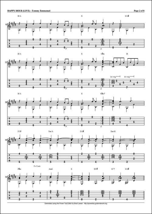 tommy-emmanuel：happy-hour-live-指弹吉他-吉他谱
