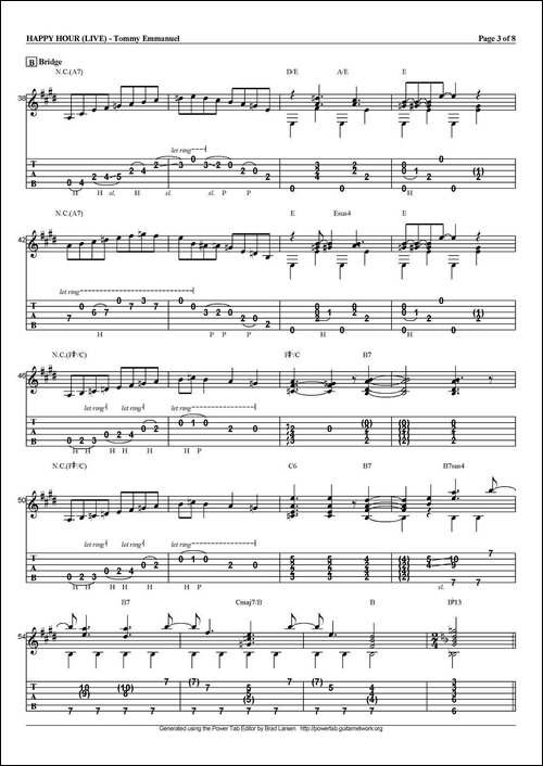 tommy-emmanuel：happy-hour-live-指弹吉他-吉他谱
