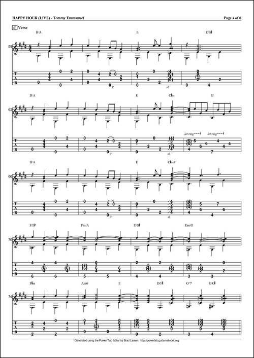 tommy-emmanuel：happy-hour-live-指弹吉他-吉他谱