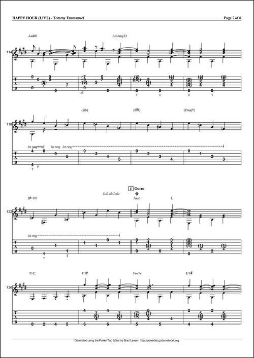 tommy-emmanuel：happy-hour-live-指弹吉他-吉他谱