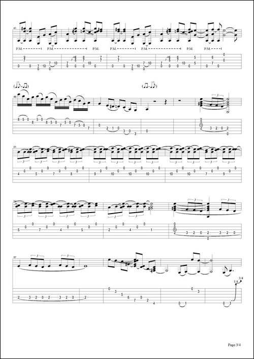 tommy-emmanuel：house-of-the-rising-sun-fragment-指弹吉他-吉他谱