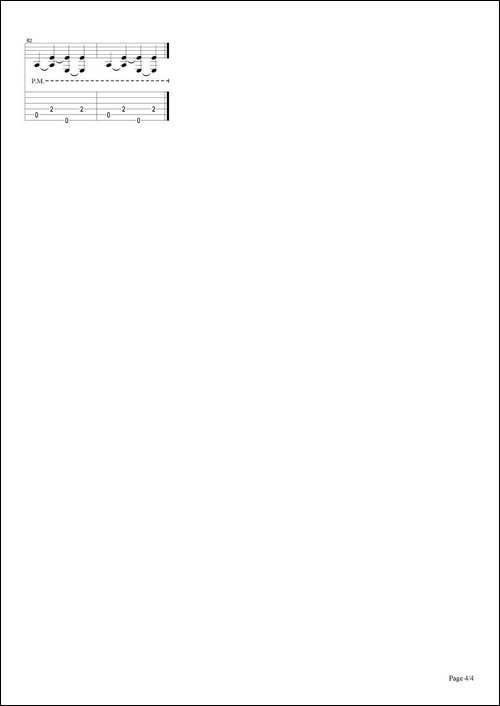 tommy-emmanuel：house-of-the-rising-sun-fragment-指弹吉他-吉他谱
