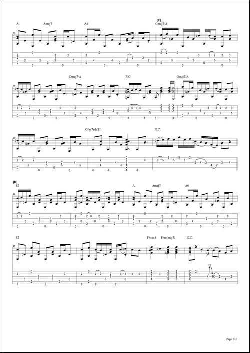 tommy-emmanuel：i-go-to-rio-指弹吉他-吉他谱
