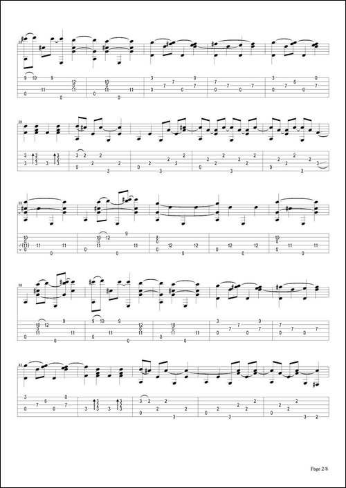 tommy-emmanuel：locomotivation-指弹吉他-吉他谱