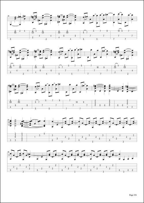 tommy-emmanuel：locomotivation-指弹吉他-吉他谱