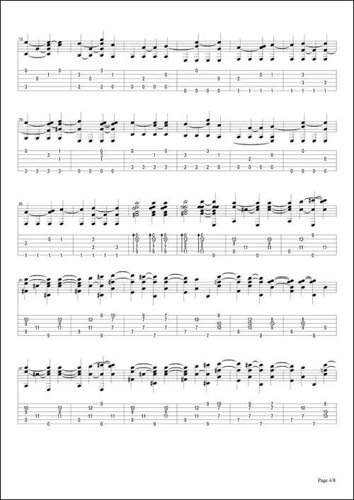 tommy-emmanuel：locomotivation-指弹吉他-吉他谱
