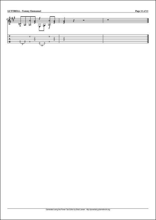 tommy-emmanuel：luttrell-指弹吉他-吉他谱