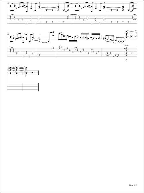 tommy-emmanuel：old-town-指弹吉他-吉他谱