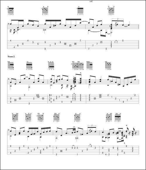 tommy-emmanuel：over-the-rainbow-1-指弹吉他-吉他谱