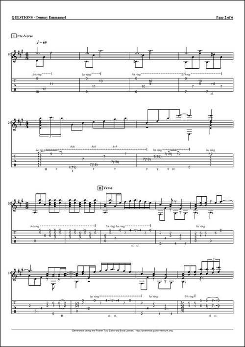tommy-emmanuel：-questions-指弹吉它-吉他谱